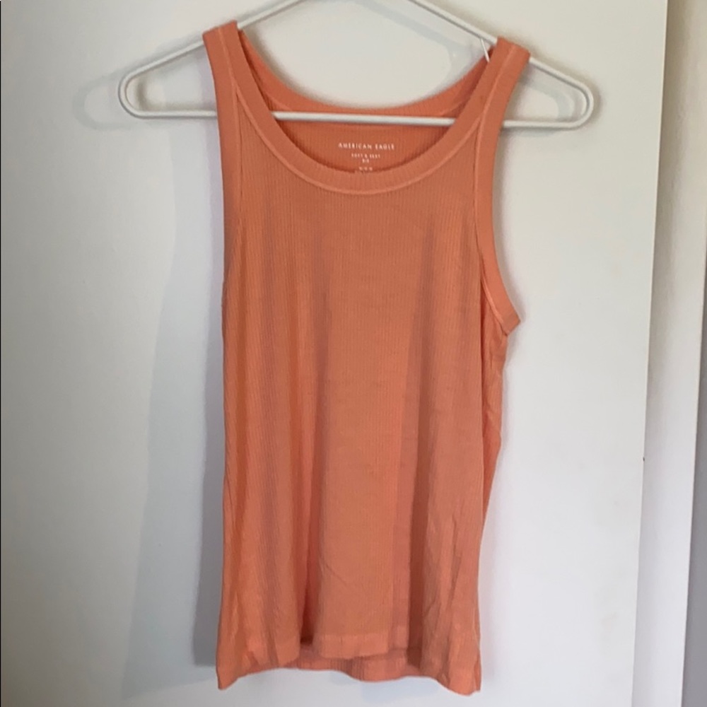 American eagle orange tank top